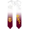 Greekgear Phi Kappa Tau Extra Fancy Diagonal Greek Graduation Stole W Crest