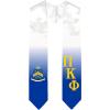 Greekgear Pi Kappa Phi PI PHI Extra Fancy Diagonal Greek Graduation Stole W Crest