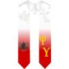 Greekgear Psi Upsilon Extra Fancy Diagonal Greek Graduation Stole W Crest