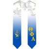 Greekgear Theta Phi Alpha Extra Fancy Diagonal Greek Graduation Stole W Crest