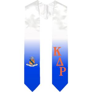 Greekgear Kappa Delta Rho Extra Fancy Diagonal Greek Graduation Stole W Crest