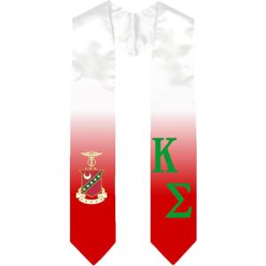 Greekgear Kappa Sigma Extra Fancy Diagonal Greek Graduation Stole W Crest