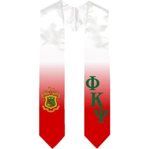 Greekgear Phi Kappa Psi Extra Fancy Diagonal Greek Graduation Stole W Crest