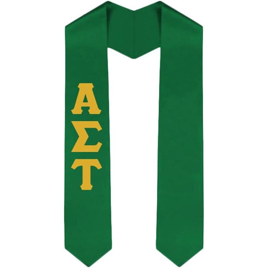imageCustom Alpha Sigma Tau AST Graduation Stole SashKelly Green