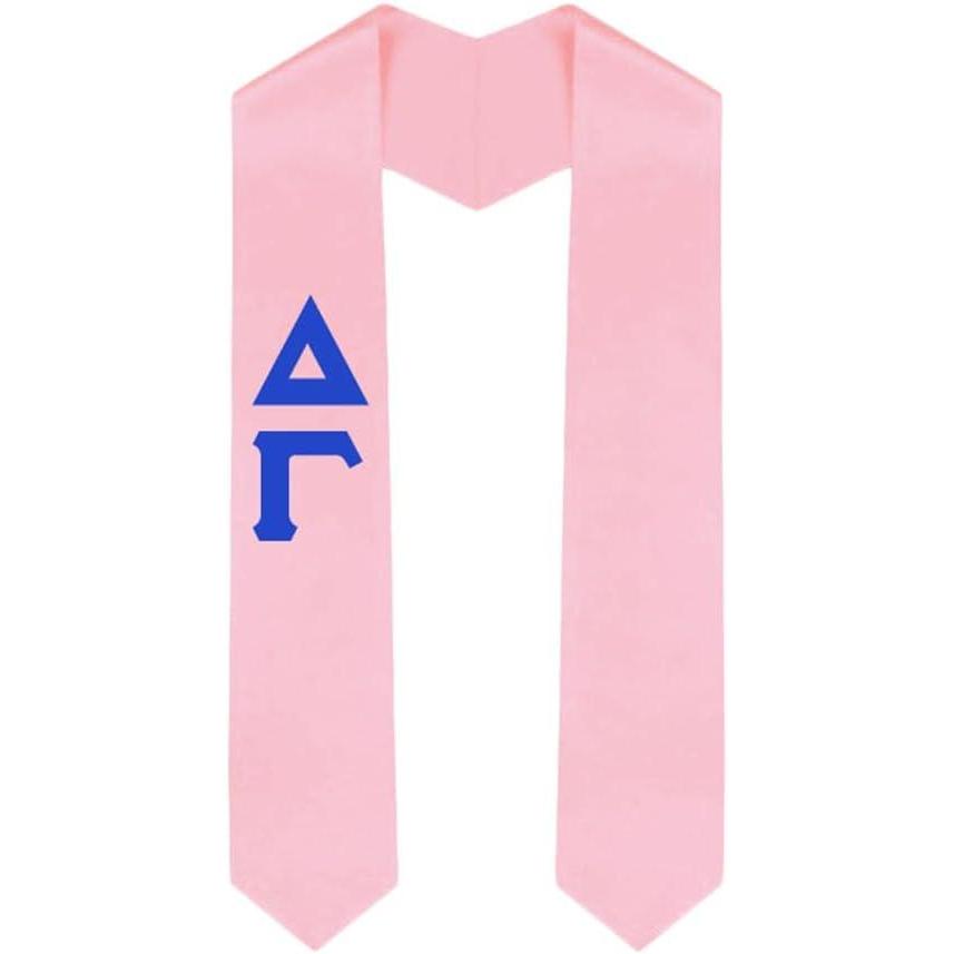 imageCustom Delta Gamma Graduation Stole SashPink