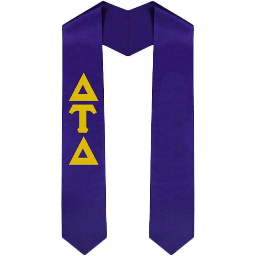 imageCustom Delta Tau Delta DTD Graduation Stole SashPurple
