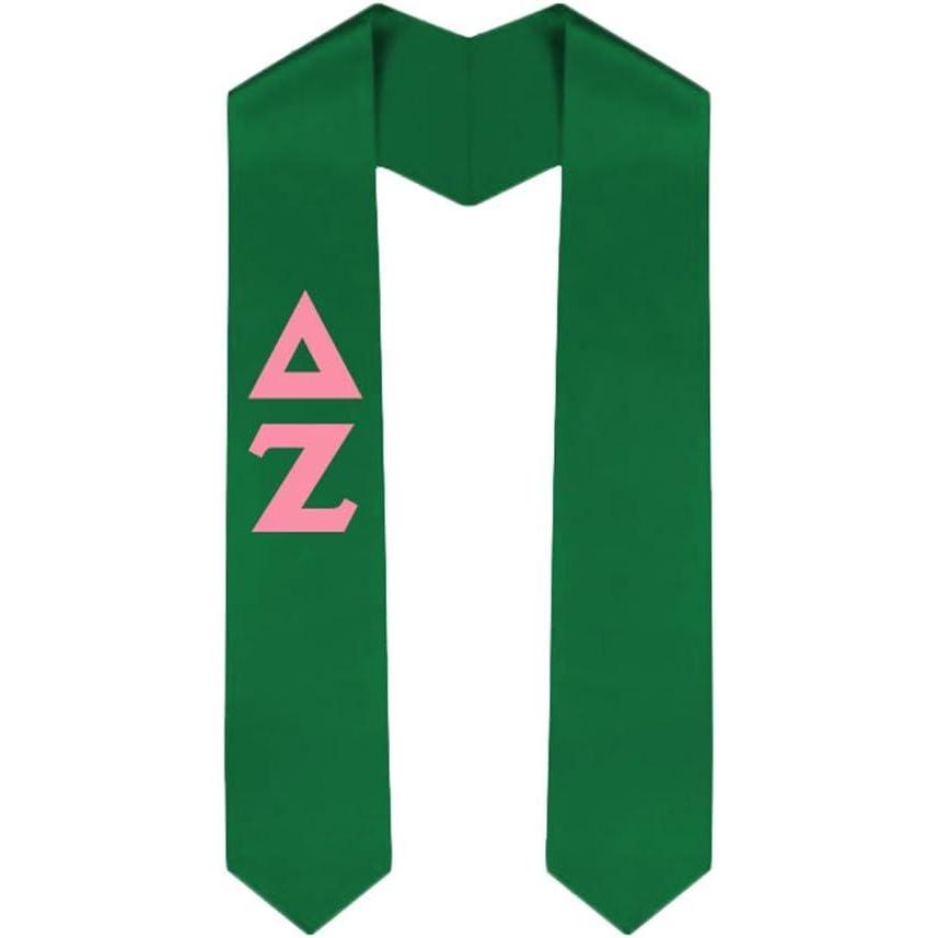 imageCustom Delta Zeta Graduation Stole SashKelly Green