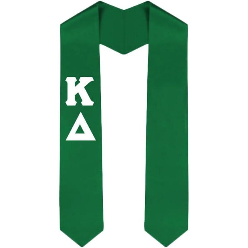 imageCustom Kappa Delta Graduation Stole SashKelly Green