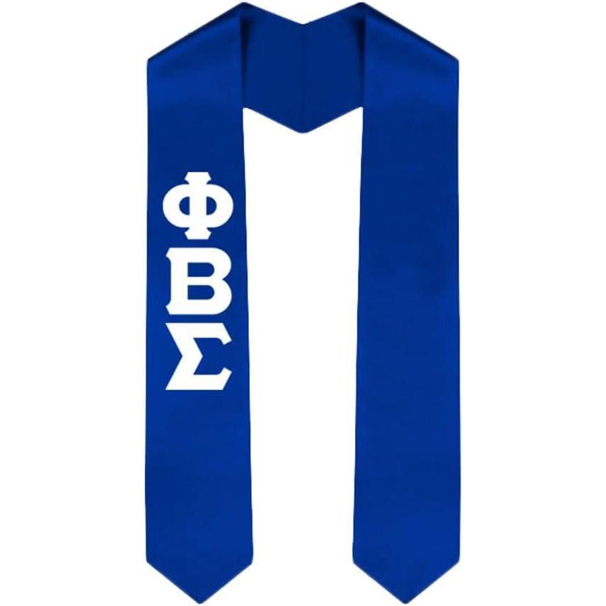 imageCustom Phi Beta Sigma Graduation Stole SashRoyal Blue