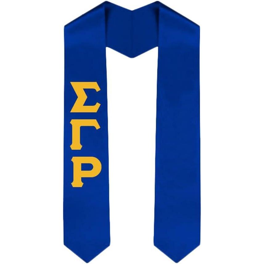 imageCustom Sigma Gamma Rho Graduation Stole SashRoyal Blue