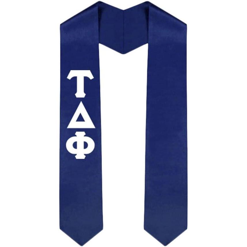 imageCustom Tau Delta Phi Graduation Stole SashNavy Blue