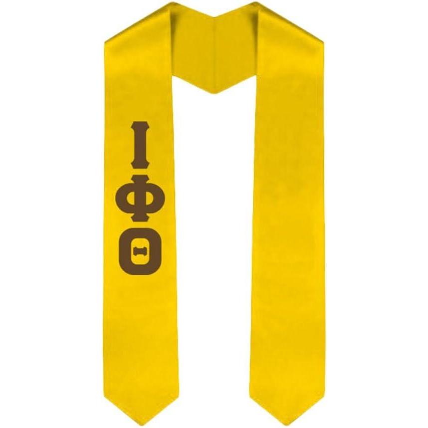 imageGreekgear Custom Iota Phi Theta Graduation Stole SashGold