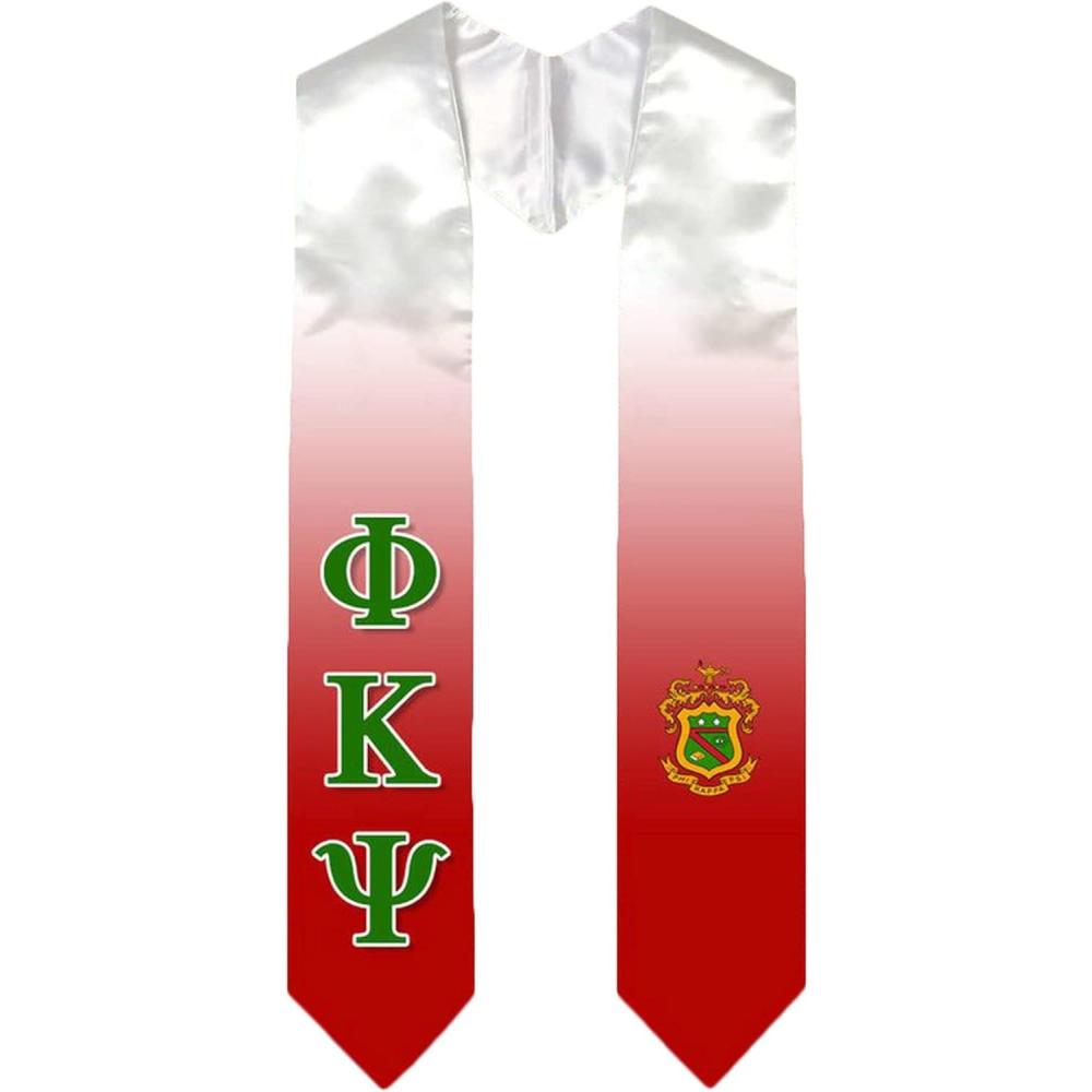 imageGreekgear Phi Kappa Psi Extra Fancy Simple Greek Graduation Stole W Crest
