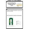 Custom Alpha Gamma Rho Graduation Stole Sash(Kelly Green)