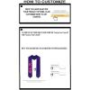 Custom Alpha Kappa Delta Phi Graduation Stole Sash(Purple)