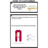 Custom Chi Omega Chi O Graduation Stole Sash(Red)