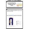 Custom Delta Phi Epsilon DPHIE Graduation Stole Sash(Purple)
