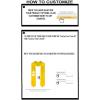 Custom Delta Phi Graduation Stole Sash(Gold)