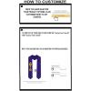 Custom Delta Tau Delta DTD Graduation Stole Sash(Purple)