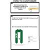 Custom Kappa Delta Graduation Stole Sash(Kelly Green)