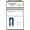 Custom Kappa Kappa Gamma Graduation Stole Sash(Navy Blue)