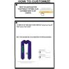 Custom Lambda Chi Alpha Graduation Stole Sash(Purple)