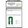 Custom Phi Chi Graduation Stole Sash(Kelly Green)