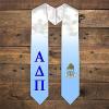 Greekgear Alpha Delta Pi Extra Fancy Simple Greek Graduation Stole W Crest