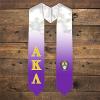 Greekgear Alpha Kappa Lambda Extra Fancy Simple Greek Graduation Stole W Crest
