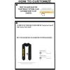 Greekgear Custom Acacia Graduation Stole Sash(Black)