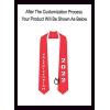 Greekgear Custom Graduation Stole(Red W/White Trim)