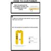 Greekgear Custom Iota Phi Theta Graduation Stole Sash(Gold)