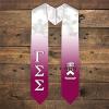 Greekgear Gamma Sigma Sigma Extra Fancy Simple Greek Graduation Stole W Crest