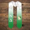 Greekgear Kappa Delta Extra Fancy Simple Greek Graduation Stole W Crest