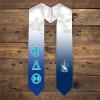 Greekgear Phi Delta Theta Extra Fancy Simple Greek Graduation Stole W Crest