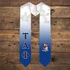 Greekgear Tau Delta Phi Extra Fancy Simple Greek Graduation Stole W Crest