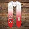 Greekgear Theta Chi Extra Fancy Simple Greek Graduation Stole W Crest