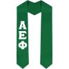 Custom Alpha Epsilon Phi Graduation Stole Sash(Kelly Green)