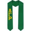 Custom Alpha Gamma Rho Graduation Stole Sash(Kelly Green)