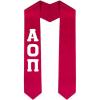 Custom Alpha Omicron Pi AOII Graduation Stole Sash(Red)
