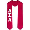 Custom Alpha Sigma Alpha ASA Graduation Stole Sash(Red)