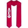 Custom Alpha Sigma Phi Graduation Stole Sash(Red)