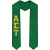 Custom Alpha Sigma Tau AST Graduation Stole Sash(Kelly Green)