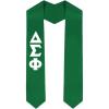 Custom Delta Sigma Phi Graduation Stole Sash(Kelly Green)