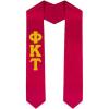 Custom Phi Kappa Tau Graduation Stole Sash(Red)