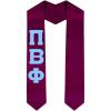 Custom Pi Beta Phi Graduation Stole Sash(Maroon)