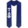 Custom Tau Delta Phi Graduation Stole Sash(Navy Blue)