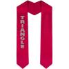 Custom Triangle Graduation Stole Sash(Red)