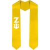 Custom Zeta Psi Graduation Stole Sash(Gold)