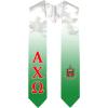 Greekgear Alpha Chi Omega Extra Fancy Simple Greek Graduation Stole W Crest
